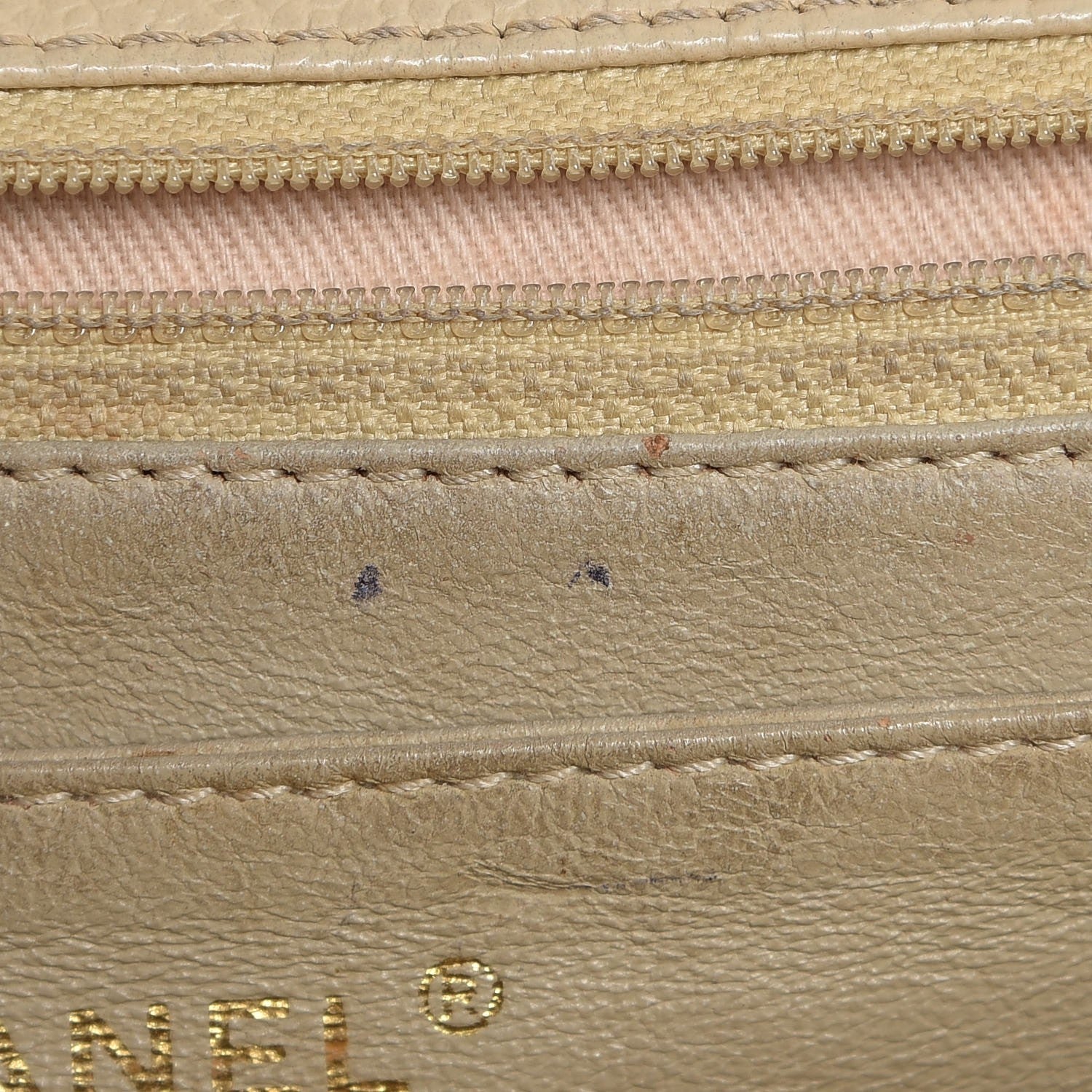Chanel Caviar Quilted Jumbo Kelly Flap Beige Clair 8 of 19