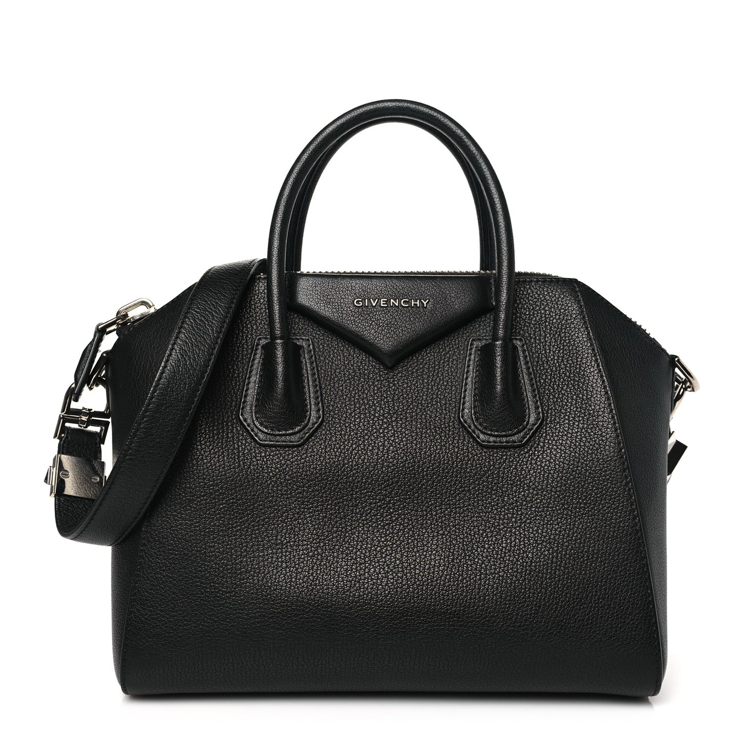 Sugar Goatskin Small Antigona Black