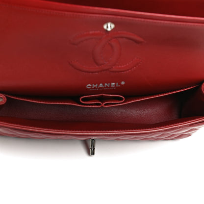 Chanel Lambskin Quilted Medium Double Flap Red 5 of 12