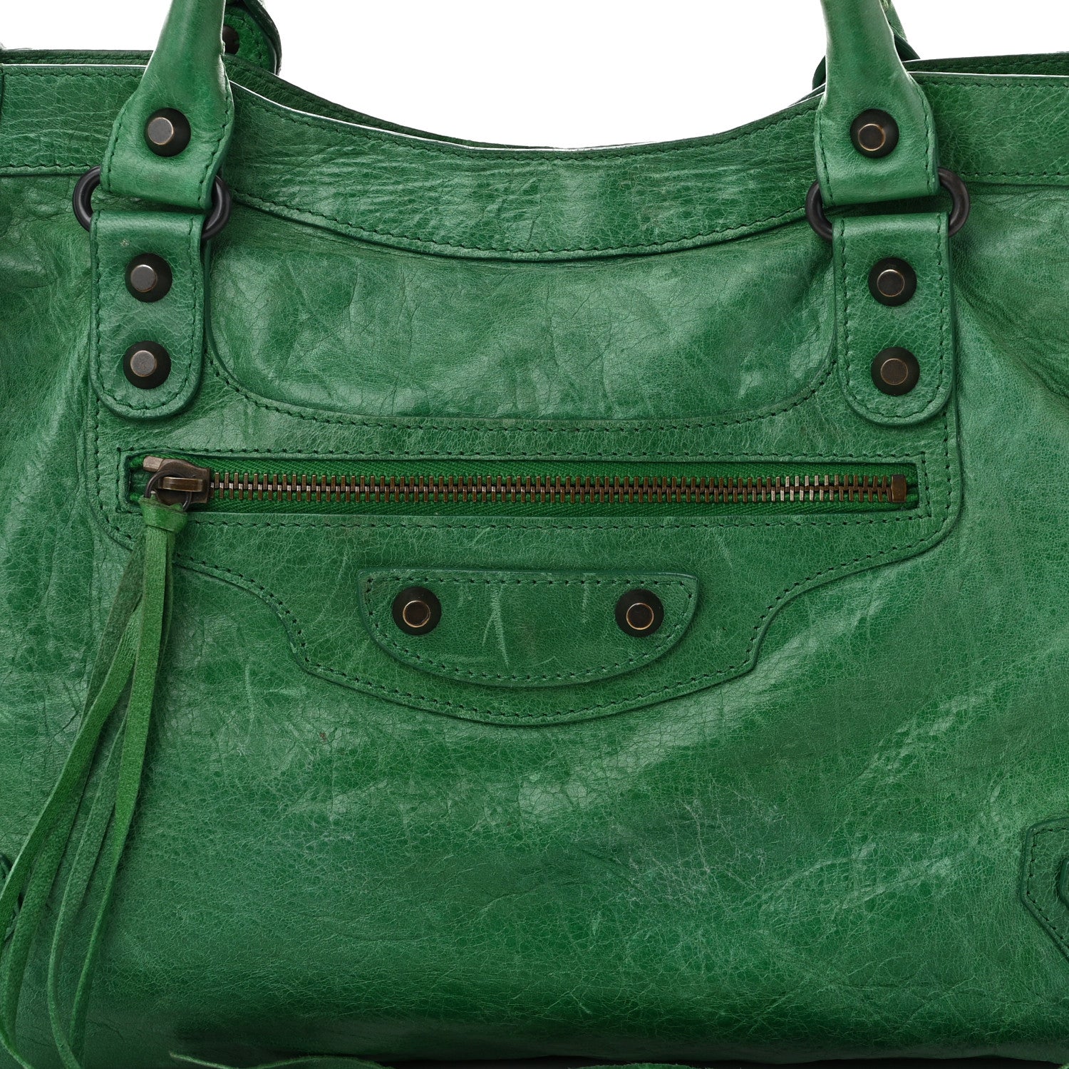 Balenciaga Agneau Classic Hardware City Pommier 9 of 12