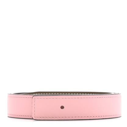 Hermes Swift Epsom 24mm Belt Strap 80 Rose Sakura Etoupe 1 of 5