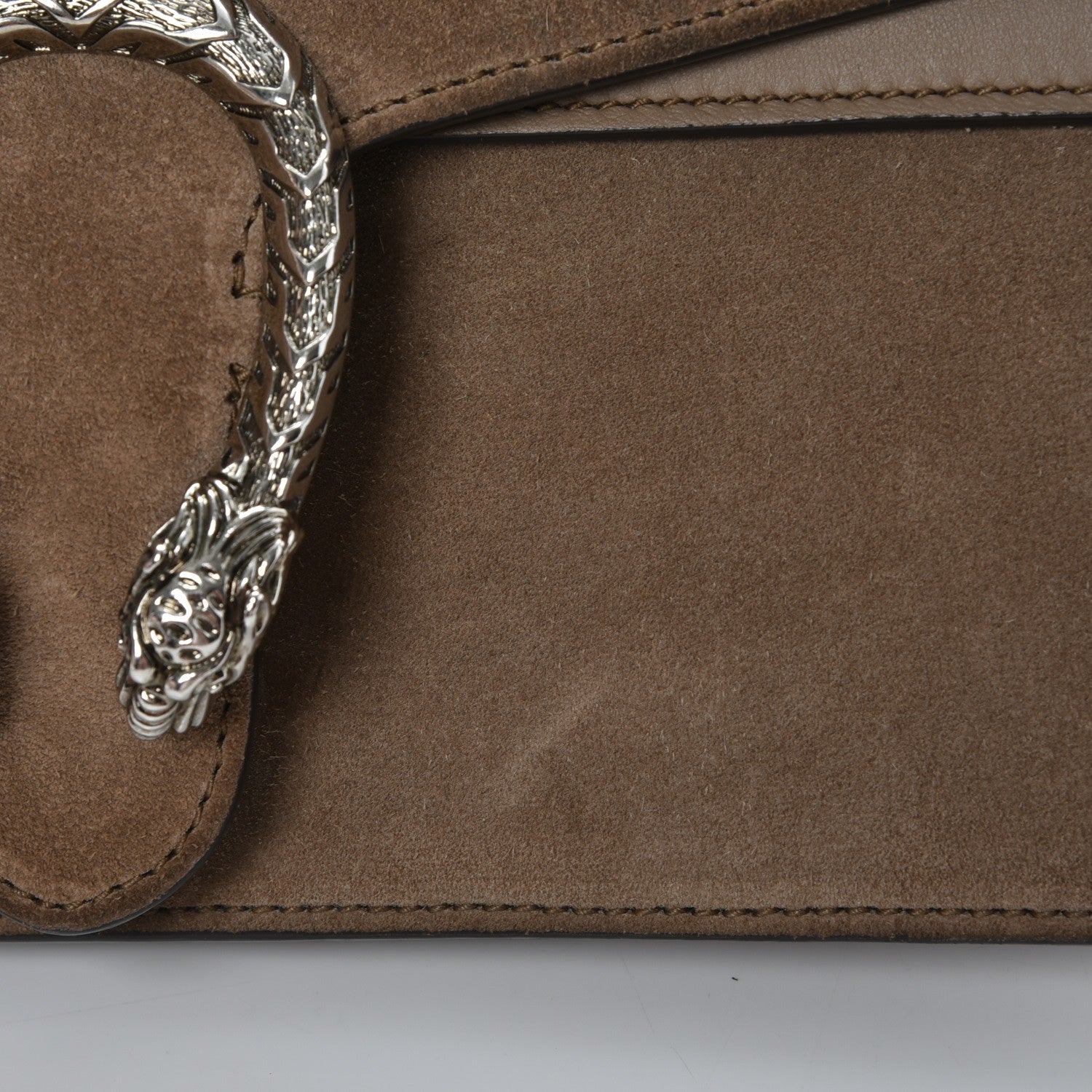 Gucci Suede Small Dionysus Shoulder Bag Taupe 11 of 14
