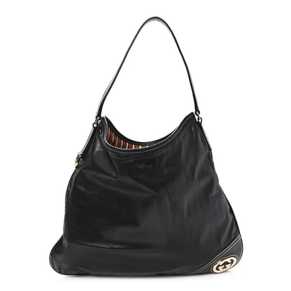 Gucci Calfskin Medium New Britt Hobo Black 1 of 11