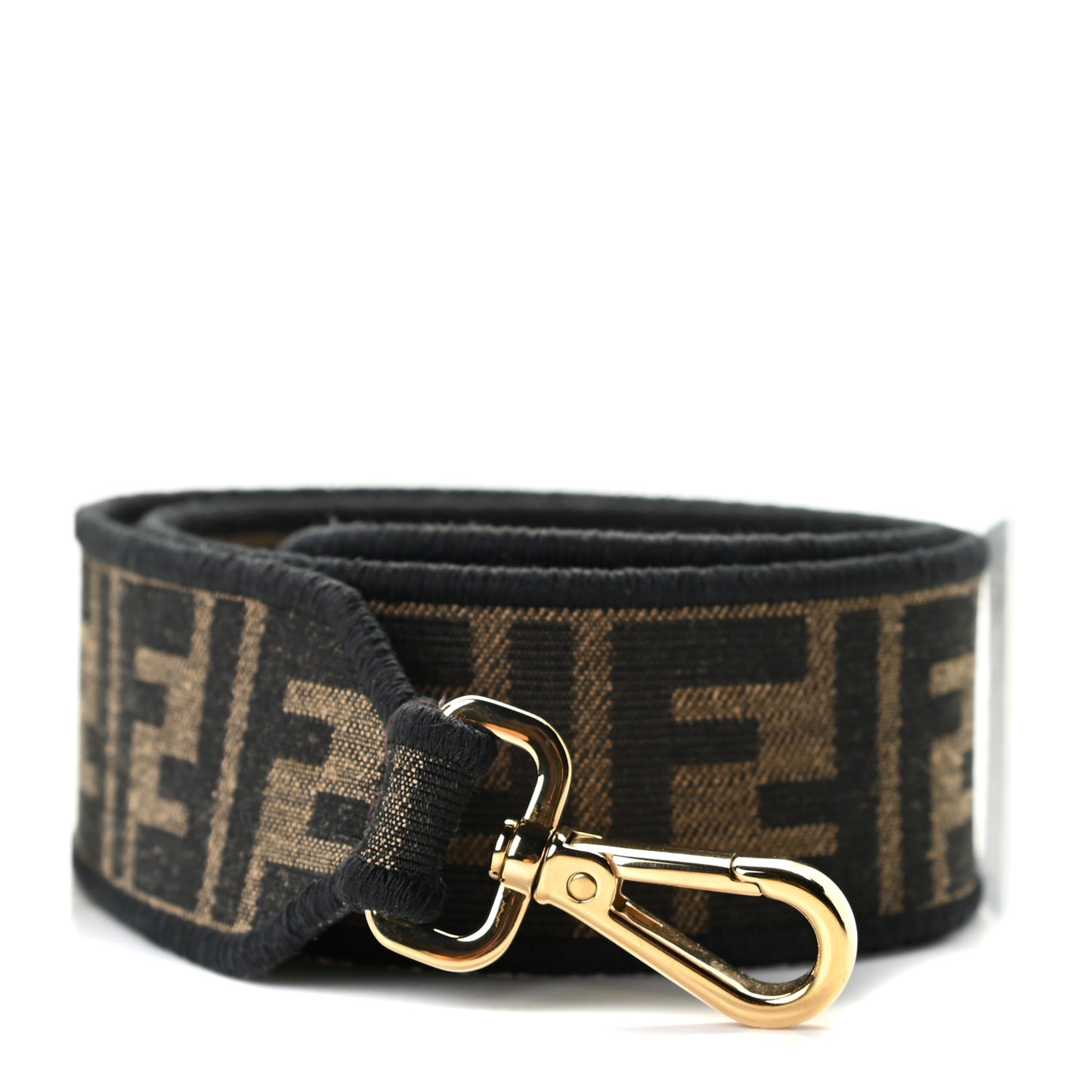 Fabric Jacquard FF 1974 Strap You Tobacco Moro Black