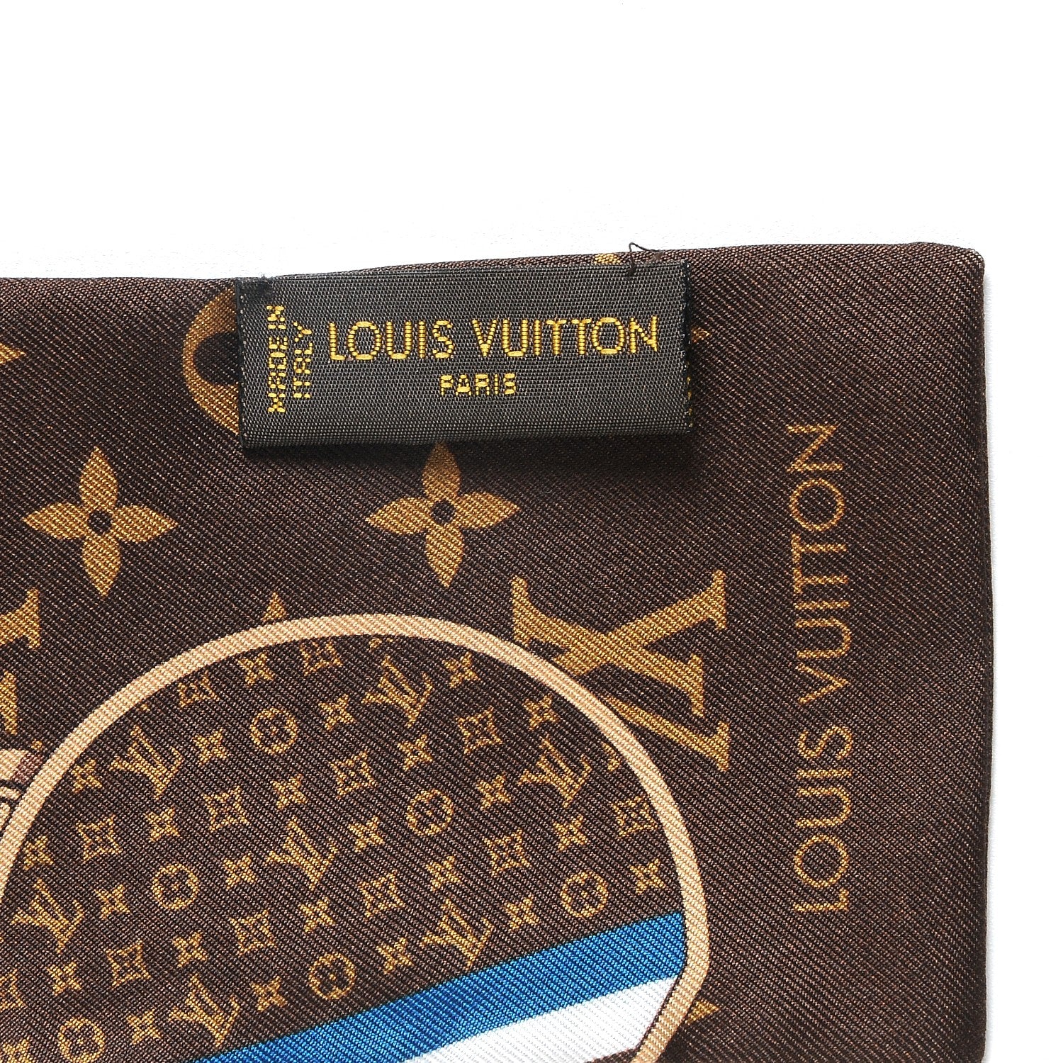 Louis Vuitton Silk Monogram Trunks Bandeau 5 of 5