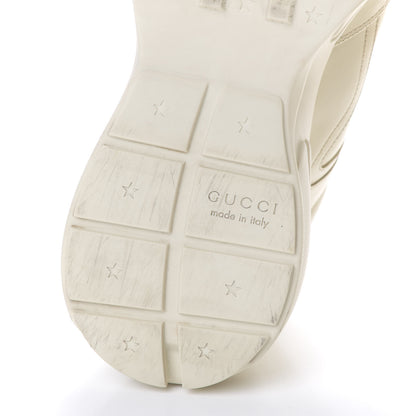 Gucci Calfskin Logo Mens Rhyton Sneakers 11 Ivory 8 of 14