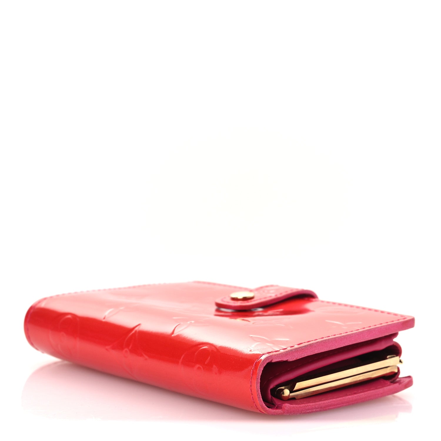 Louis Vuitton Vernis French Purse Wallet Fuchsia 4 of 9