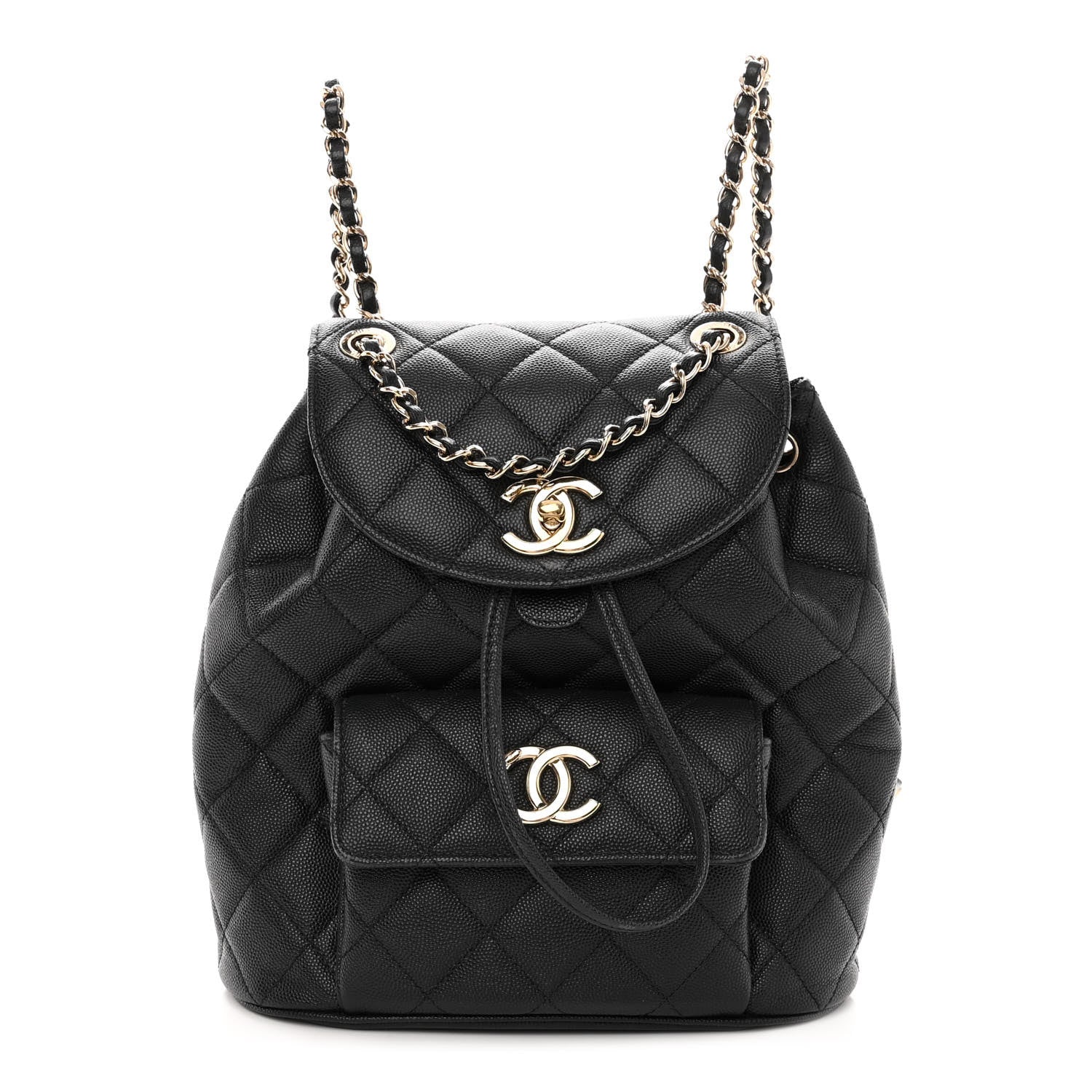 Chanel Caviar Quilted Backpack Bag Black 1 of 9