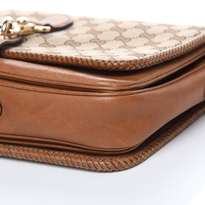 Gucci Monogram Medium Marrakech Flap Messenger Bag Beige Brown 9 of 13