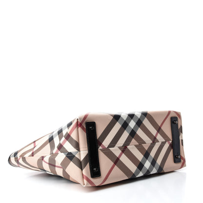 Burberry Supernova Check Stanton Tote Black 4 of 15