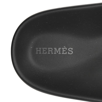 Hermes Calfskin Womens Chypre Sandals 41 Black 8 of 10