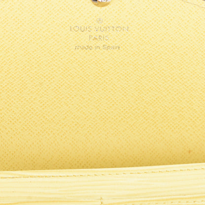 Louis Vuitton Epi Sarah Wallet NM Jaune Pale 6 of 7