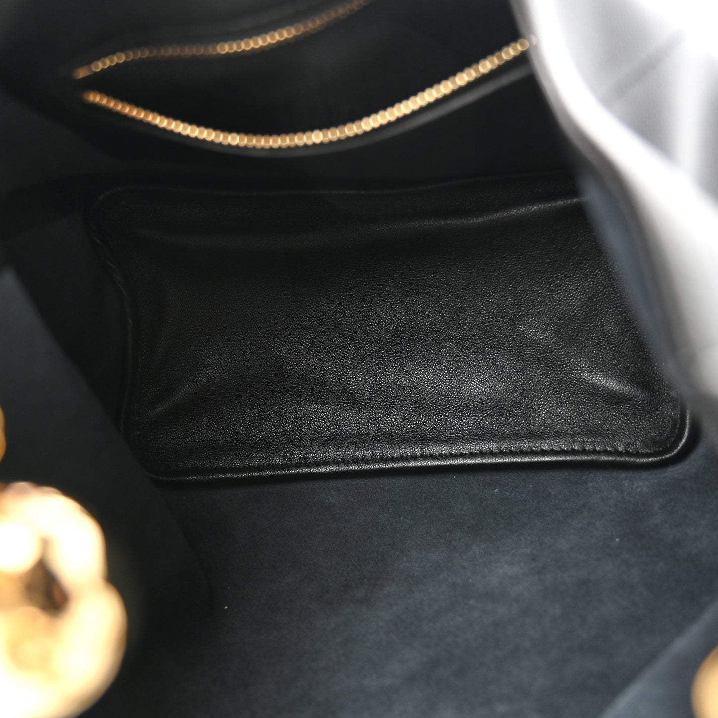 Nappa Small Squeeze Bag Black