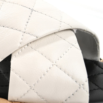 Chanel Lambskin Quilted Chain CC Sandals 39 White 11 of 12