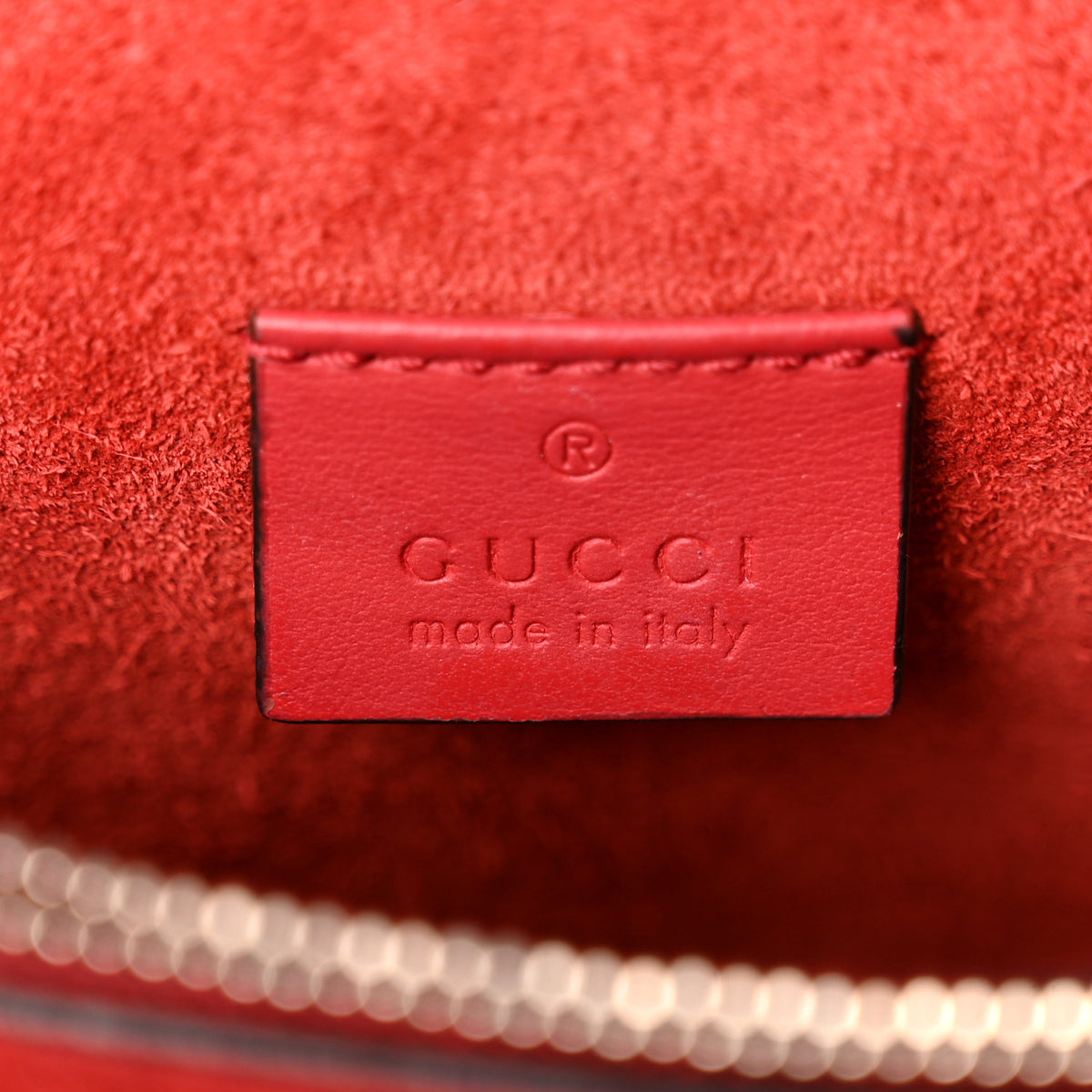 GG Supreme Monogram Small Dionysus Shoulder Bag Red