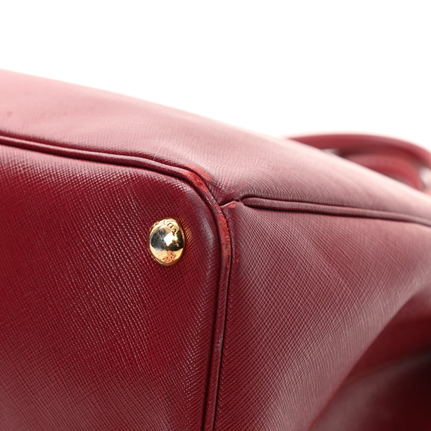 Saffiano Lux Large Tote Cherry