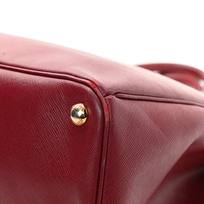 Prada Saffiano Lux Large Tote Cherry 11 of 24