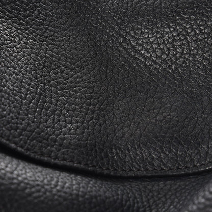 Burberry Grainy Calfskin Medium Cale Hobo Black 14 of 14