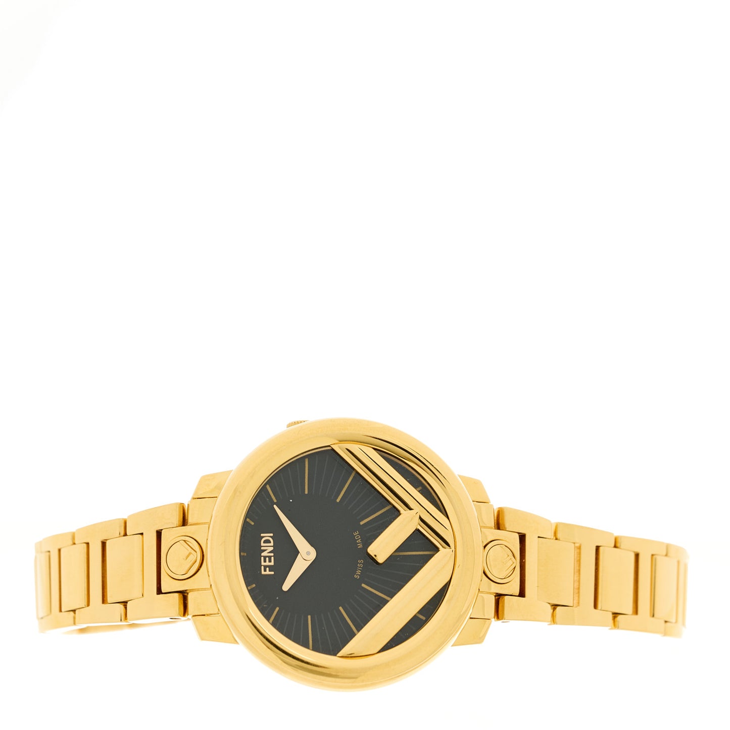 Stainless Steel 28mm Run Away Quartz Watch Gold