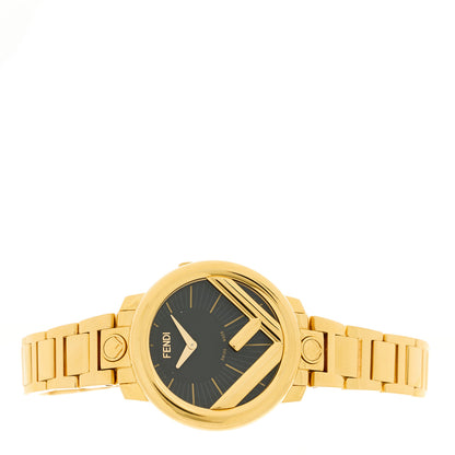 Fendi Stainless Steel 28mm Run Away Quartz Watch Gold 2 of 5