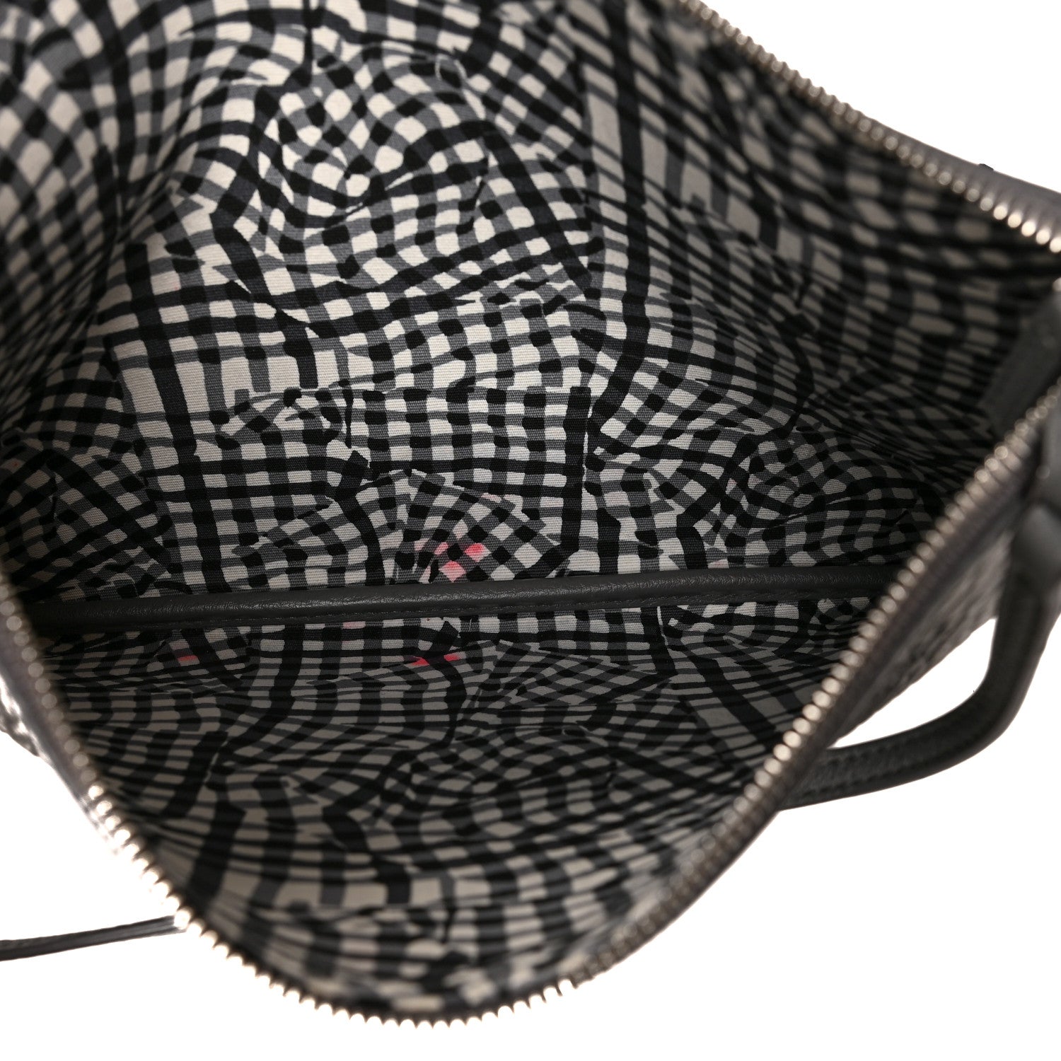 MCM Visetos Medium Liz Reversible Shopper Tote Phantom Grey 6 of 20