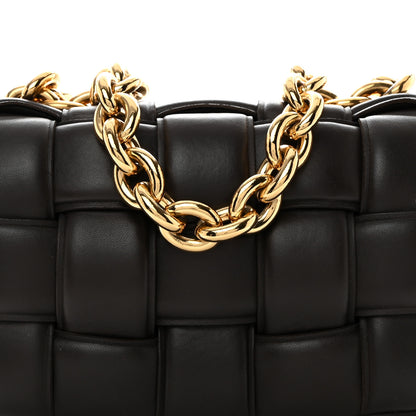 Bottega Veneta Lambskin Maxi Intreccio Padded Chain Cassette Crossbody Bag Fondant 8 of 10