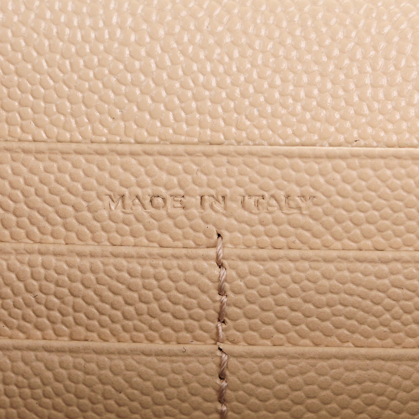 Grain De Poudre Matelasse Chevron Monogram Chain Wallet Powder