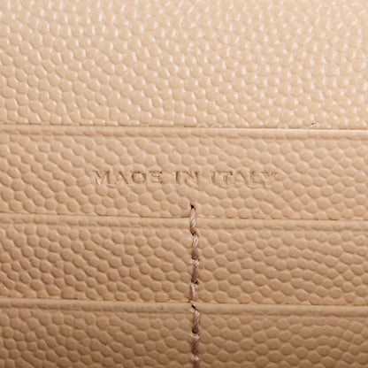 Saint Laurent Grain De Poudre Matelasse Chevron Monogram Chain Wallet Powder 7 of 7