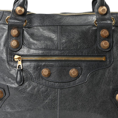 Balenciaga Agneau Giant 21 Gold Hardware Work Bleu Glacier 9 of 11