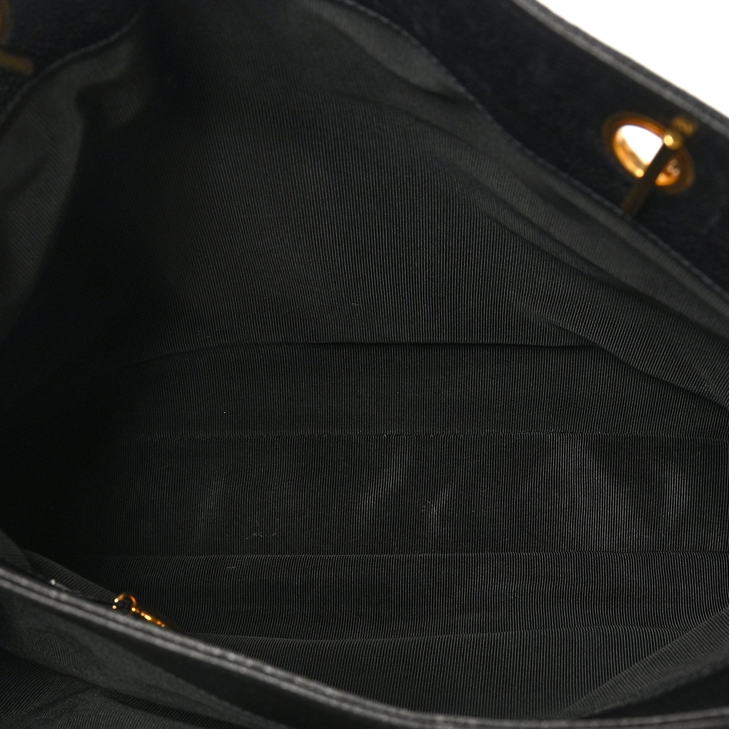 Chanel Caviar CC Shopper Tote Black 5 of 11