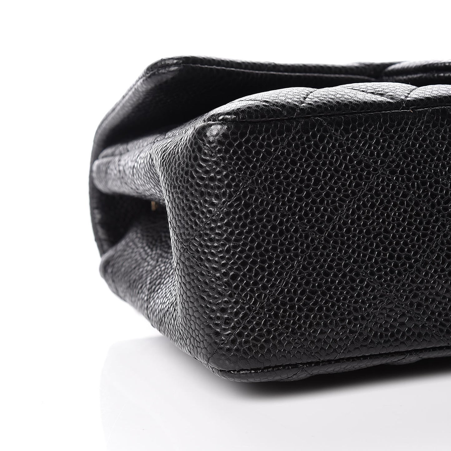 Caviar Quilted Mini Rectangular Flap Black