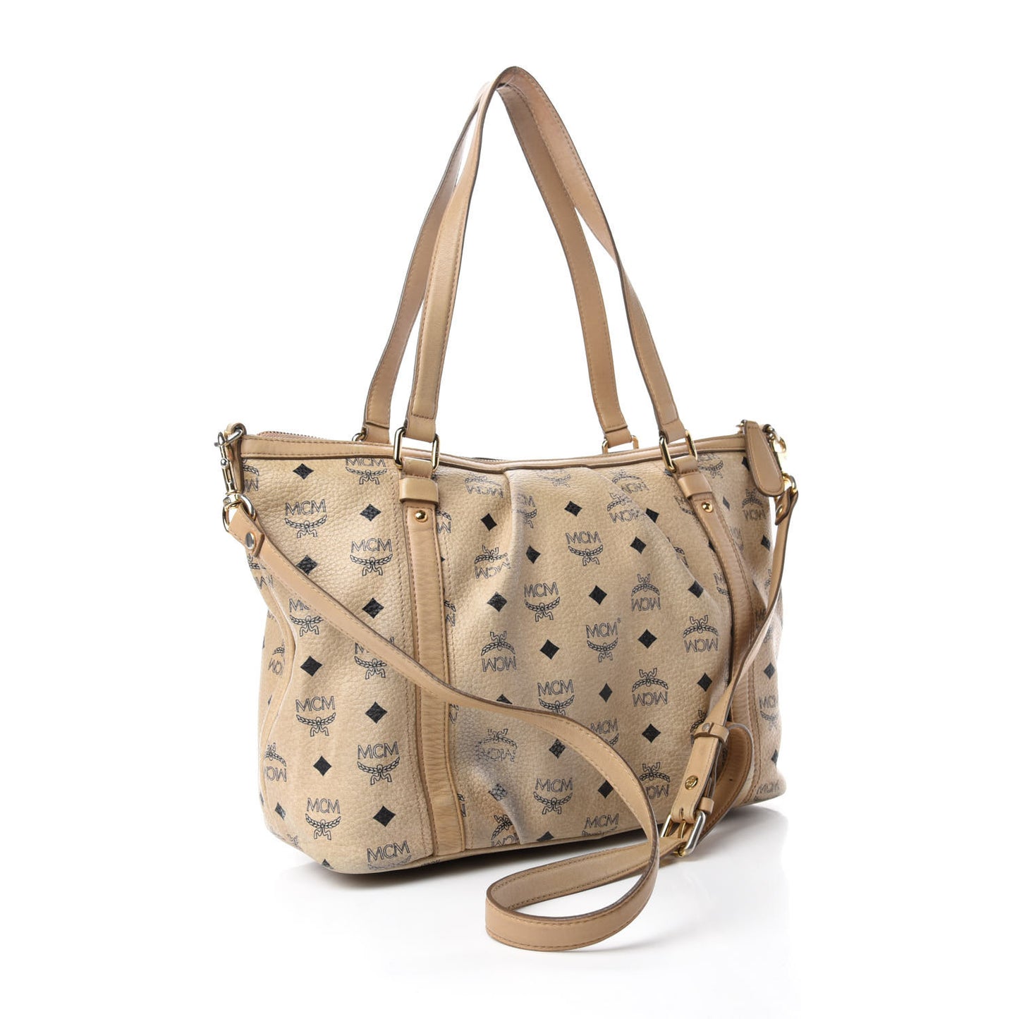 Visetos Medium Essentials Shopper Tote Beige
