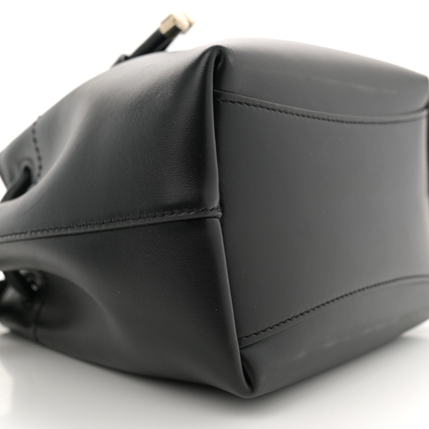 Jimmy Choo Smooth Shiny Calfskin Bon Bon Bucket Bag Black 8 of 11
