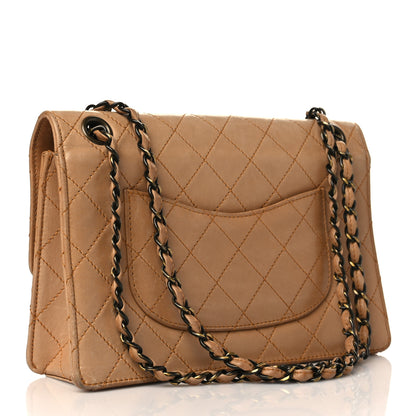 Chanel Lambskin Quilted Small Single Flap Beige 2 of 10