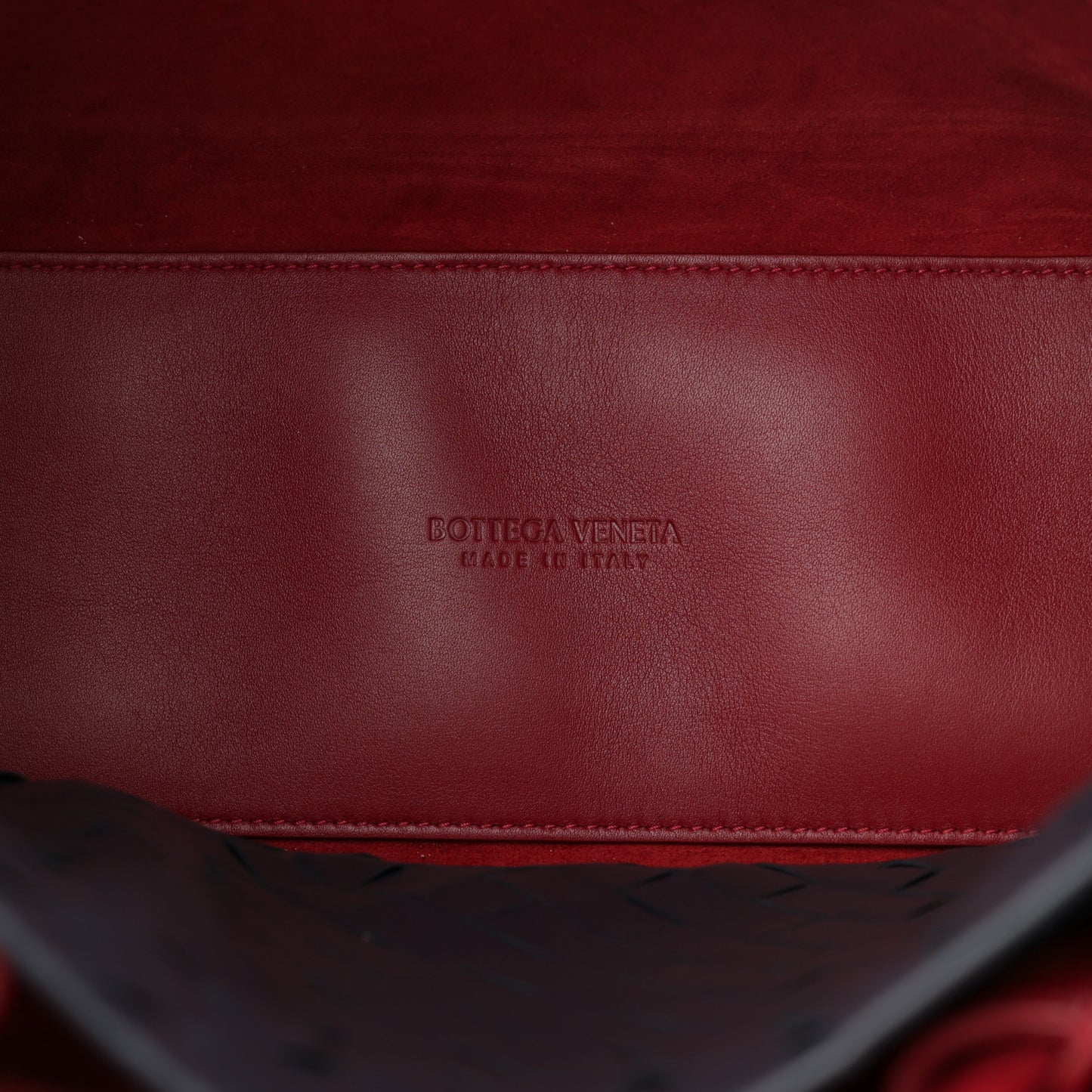 Silky Calfskin Medium Andiamo Shoulder Bag Rosewood Space