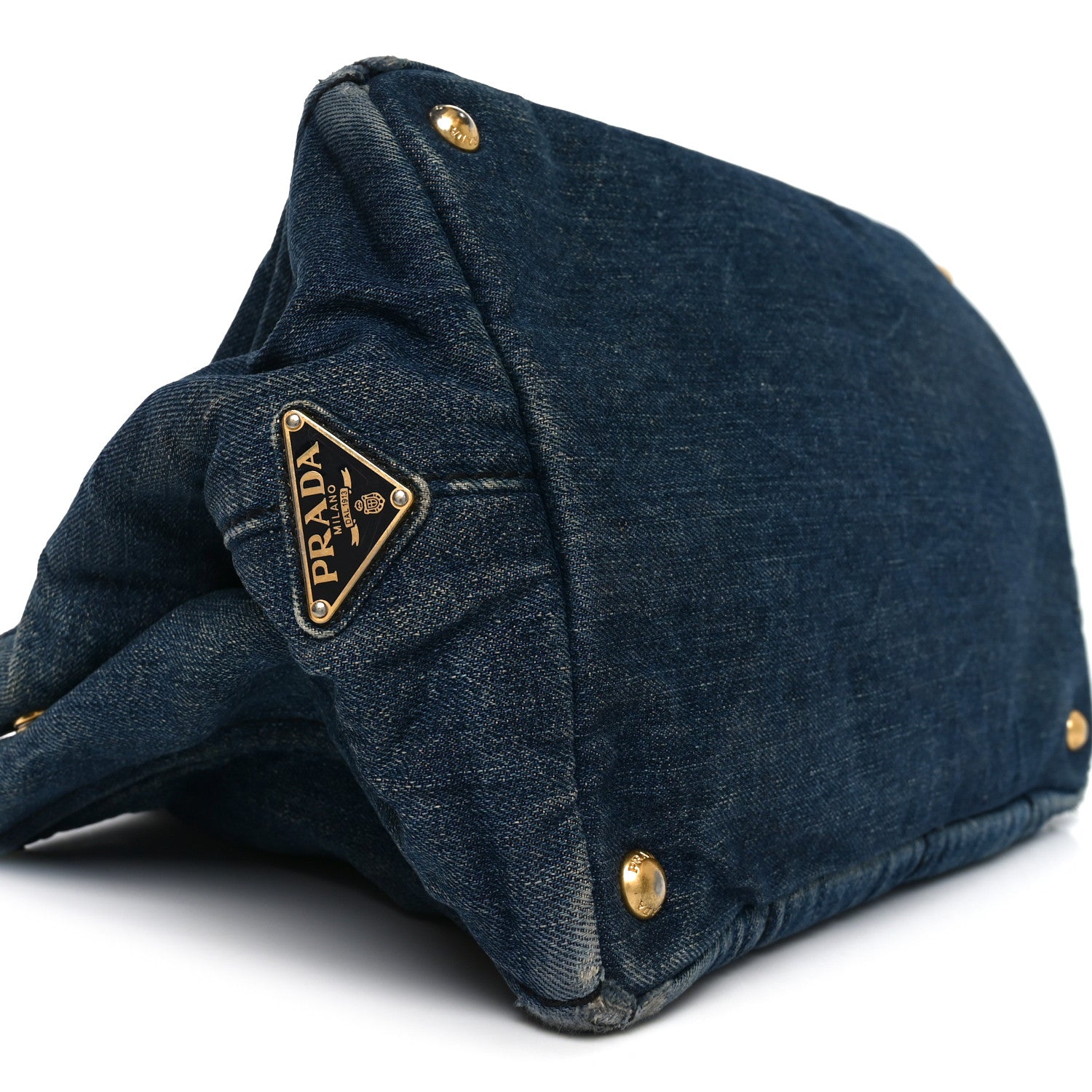 Prada Denim Logo Tote Avio 1812898 – FASHIONPHILE