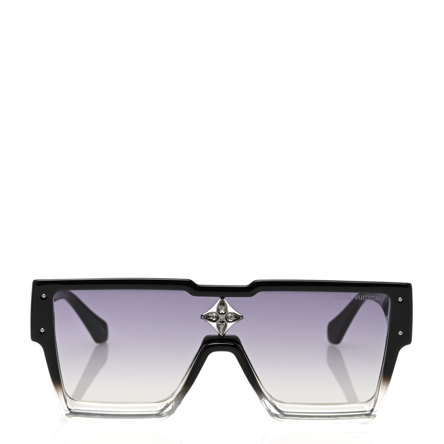 Acetate Swarovski Crystal Cyclone Sunglasses Z1736W Black