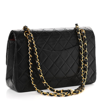 Chanel Lambskin Quilted Medium Double Flap Black 3 of 10