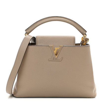 Louis Vuitton Taurillon Capucines BB Galet 1 of 10