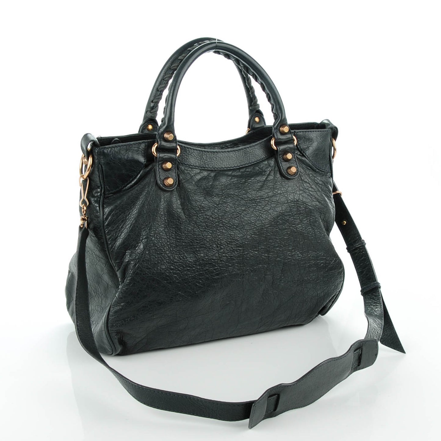 Agneau Giant 12 Rose Gold Hardware Velo Anthracite