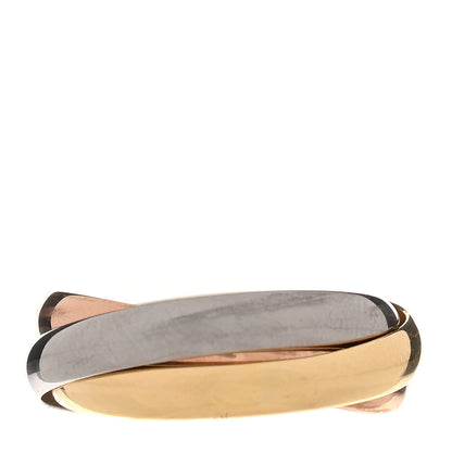 Cartier 18K Pink Yellow White Gold Small Trinity Ring 48 4.5 3 of 7