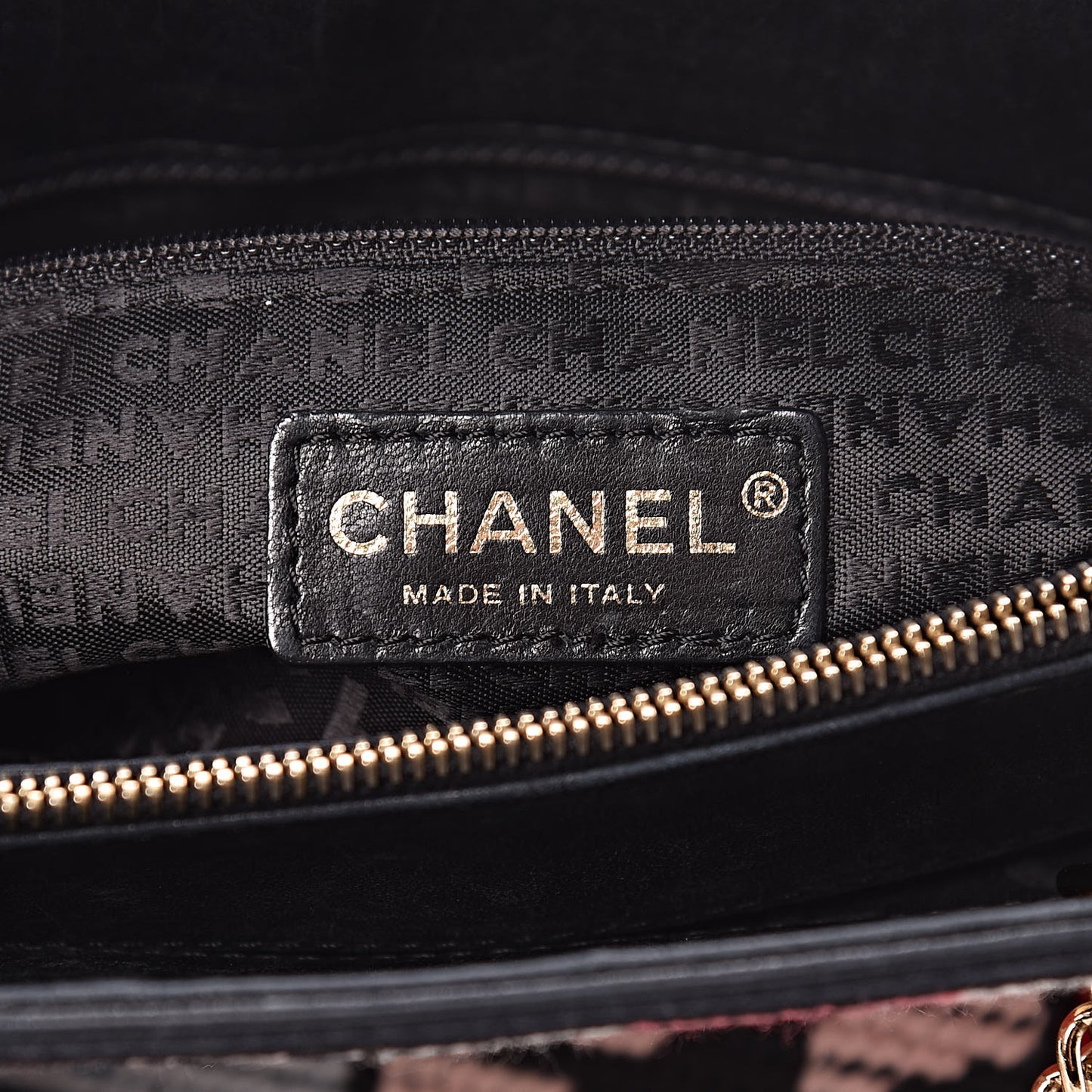 Needlepoint Precious Symbols Shoulder Bag Black
