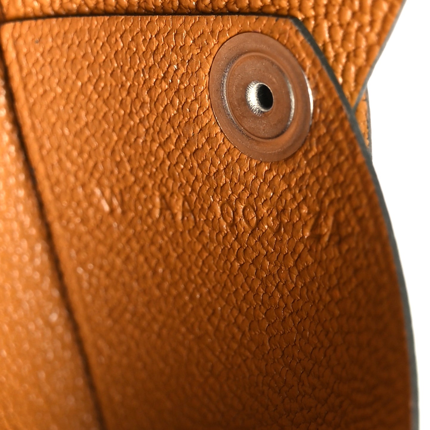 Chevre Mysore Verso Calvi Card Case Vert Criquet Caramel