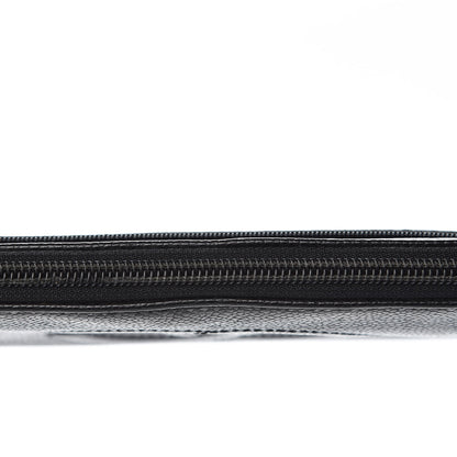 Chanel Caviar CC Timeless Large Zip Around Wallet Black 10 of 12