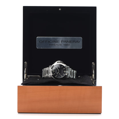 Panerai Stainless Steel 44mm Marina Luminor Automatic Watch Black PAM00050 6 of 6