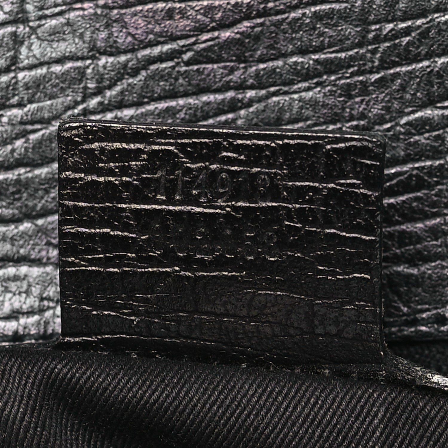 Gucci Monogram Horsebit Chain Flap Shoulder Bag Black 7 of 12