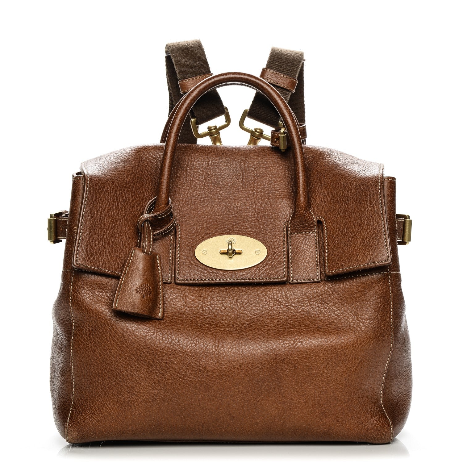 Mulberry Natural Leather Cara Delevigne Convertible Satchel Oak 1 of 11