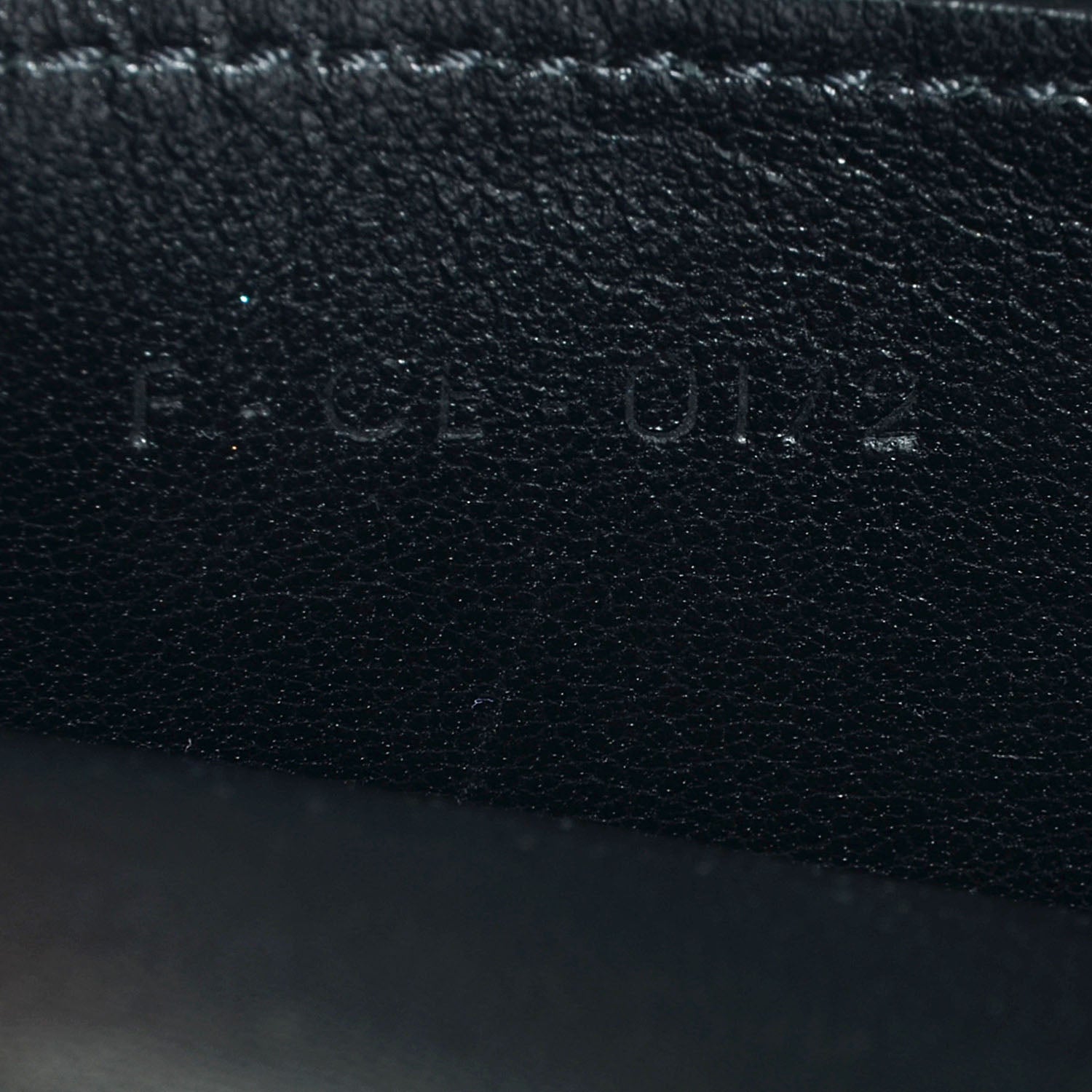 Celine Smooth Calfskin Bi-Color Medium Case Bag Black 10 of 10