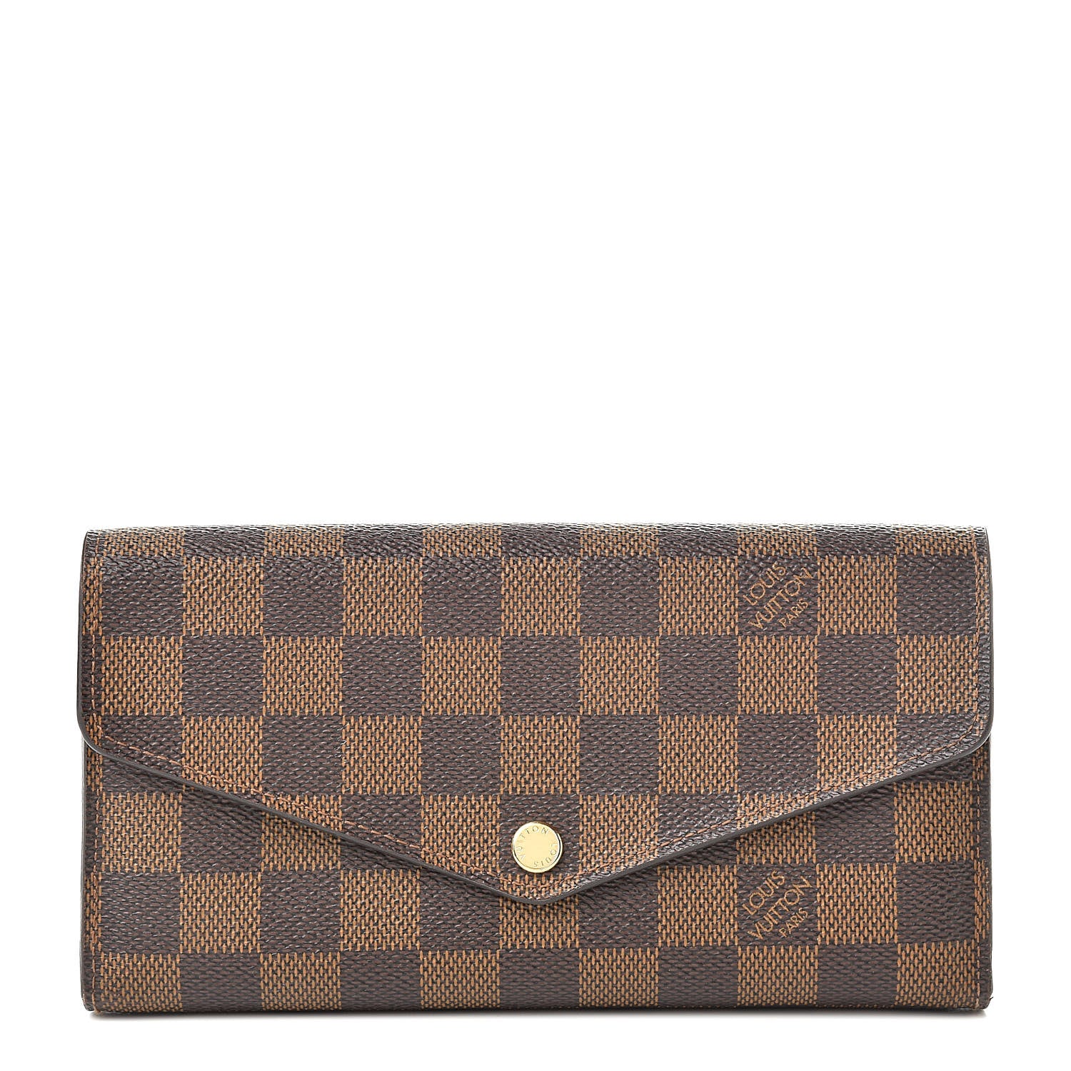Louis Vuitton Damier Ebene Sarah Wallet NM 1 of 12