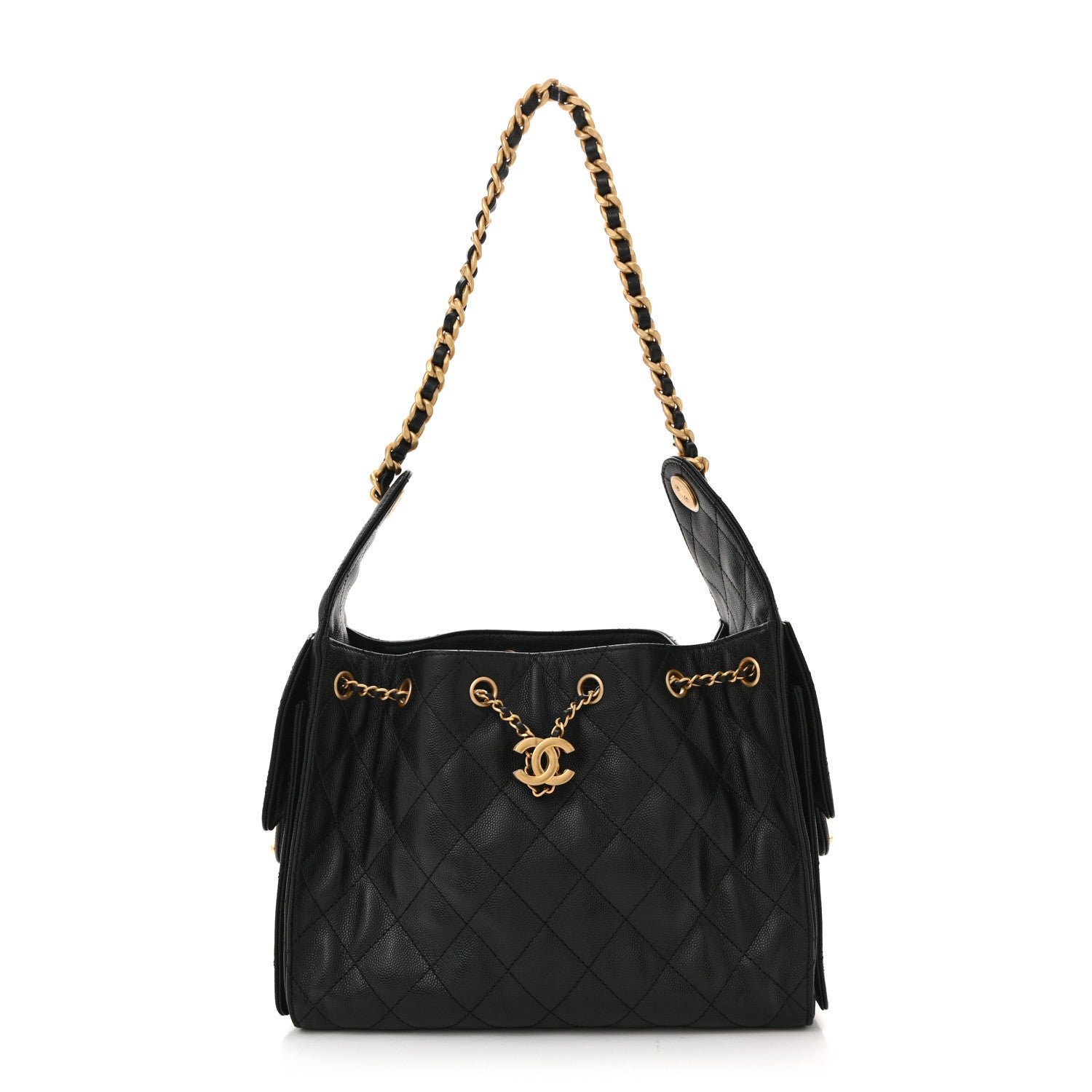 Chanel Caviar Quilted Small Chanel 25 Handbag Black 1 of 9